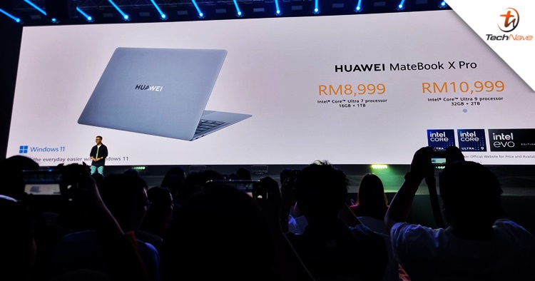Huawei MateBook X Pro Malaysia pre-order - up to Intel Core Ultra 9 processor & 32GB + 2TB, starting price at RM8999