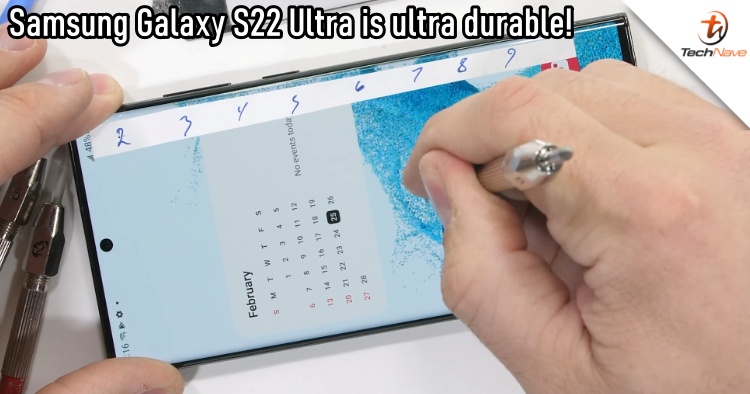 Samsung Galaxy S22 Ultra shows its ultra durability, survives JerryRigEverything’s scratch and bend test