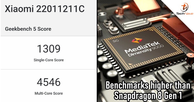 MediaTek Dimensity 9000 SoC benchmarks higher than Snapdragon 8 Gen 1, rivals Apple’s A15