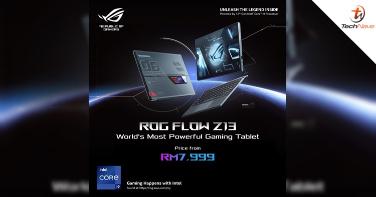 ASUS ROG Flow Z13 release: Gaming tablet with up to Intel i9 and RTX 3050 Ti, starts from ~RM7,999