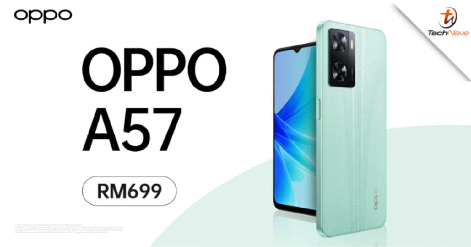 OPPO A57 4G Malaysia release: Helio G35 SoC, 5000mAh battery and 33W fast charging at RM699