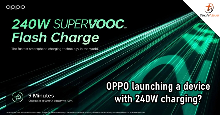 OPPO might introduce a device that supports 240W fast-charging soon
