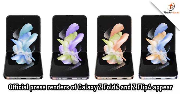 Samsung confirms the launch date of Galaxy Z Fold4 and Z Flip4, press renders leaked in the wild