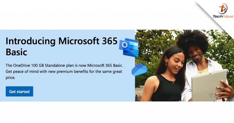 Microsoft rebrands OneDrive 100GB StandAlone plan to "Microsoft 365 Basic", available at RM9/month