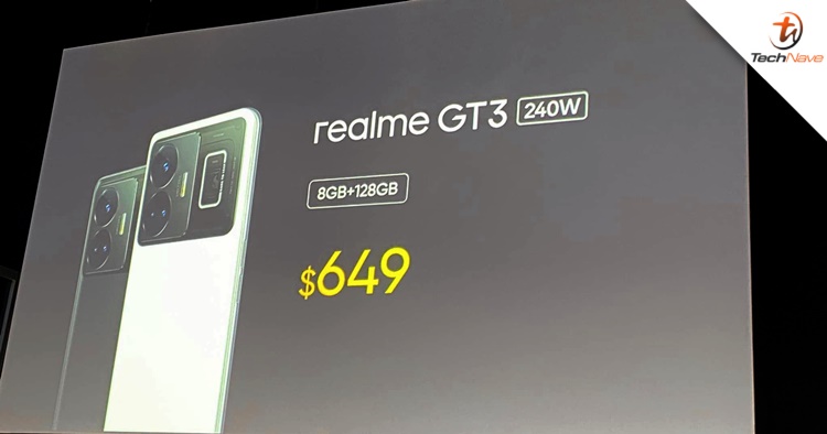 realme GT3 release - up to 16GB + 1TB & 240W fast charging speed, starting price from ~RM2915