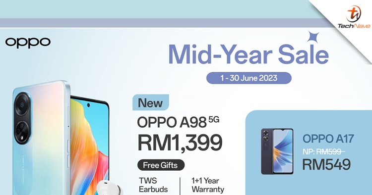 OPPO Malaysia offering fans Mid-Year Sales with up to RM200 discounts, freebies & more