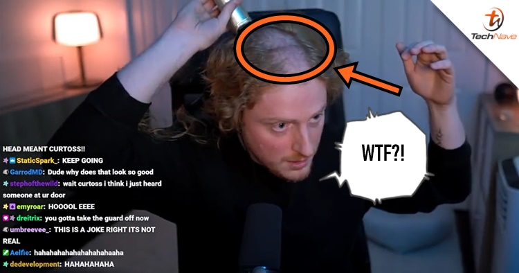 Twitch streamer discovered a huge indent on his head for wearing his headphones too long