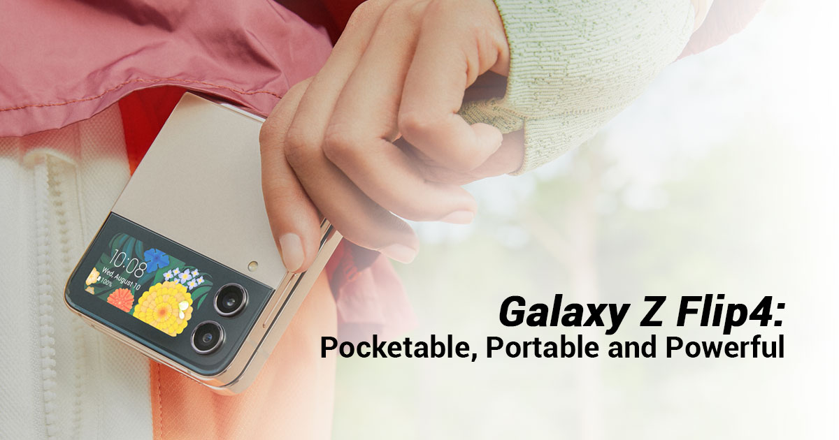 3 reasons why the Galaxy Z Flip4 is great for on-the-go