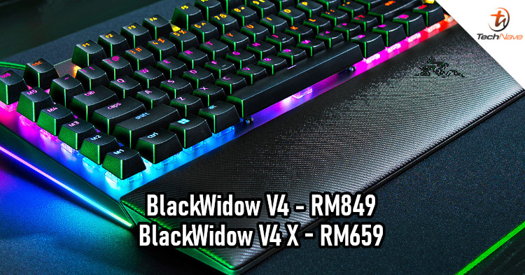 Razer BlackWidow V4 and BlackWidow V4 X release - Razer mechanical switches, macro keys, media keys, and more from RM659