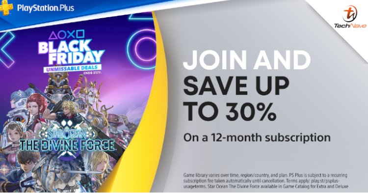 Save up to 30% with the PlayStation Store Black Friday Deal - Offer starts from 17 November to 27 November 2023