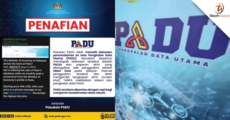 PADU denies that its database was hacked, advises the public to not spread fake news