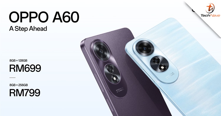 OPPO A60 Malaysia release - Snapdragon 680 & up to 8GB + 256GB, starting price at RM799