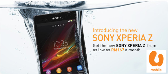 U Mobile Unleashes Sony Xperia Z in Malaysia at RM999