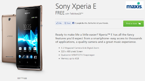 iTunes sony xperia e price in malaysia was easier