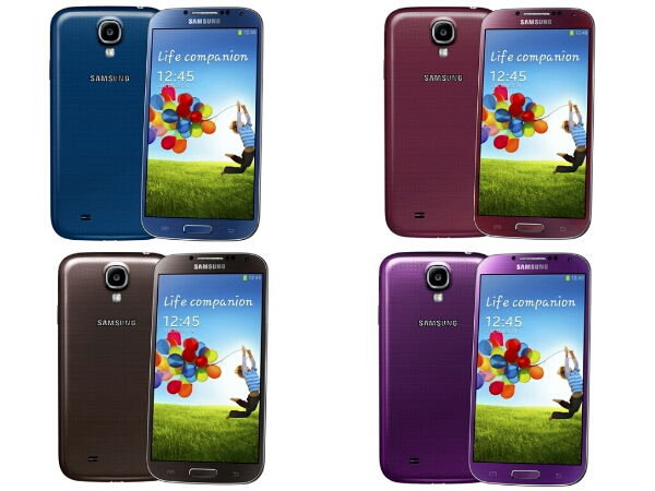 Samsung Galaxy S4 Gets 5 More Colours