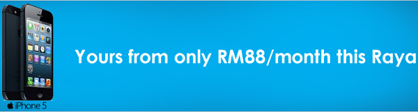 Celcom offering Apple iPhone 5 for RM 1488 this Raya
