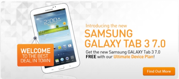 U Mobile offers Samsung Galaxy Tab 3 7.0 from RM0