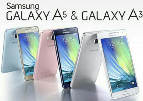 Samsung Galaxy A5 and Galaxy A3 officially announced, 64-bit processors + 4G LTE + 5MP front cameras