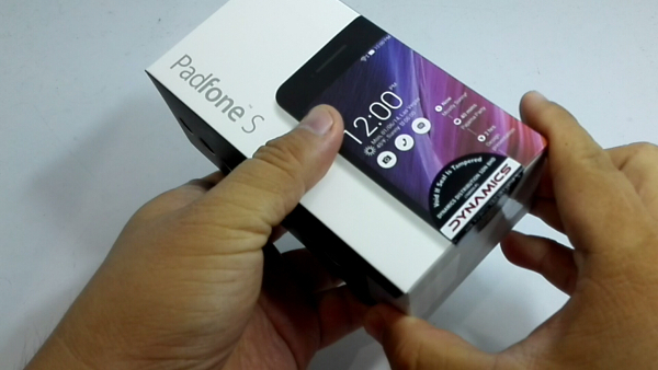 ASUS PadFone S smartphone unboxing video