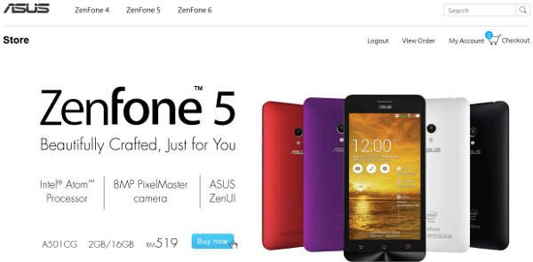 ASUS Malaysia has launched online ASUS Store for ZenFones and more
