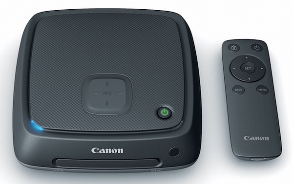 The Canon Connect Station CS100 is an NFC equipped $299 (RM1070) portable media hub