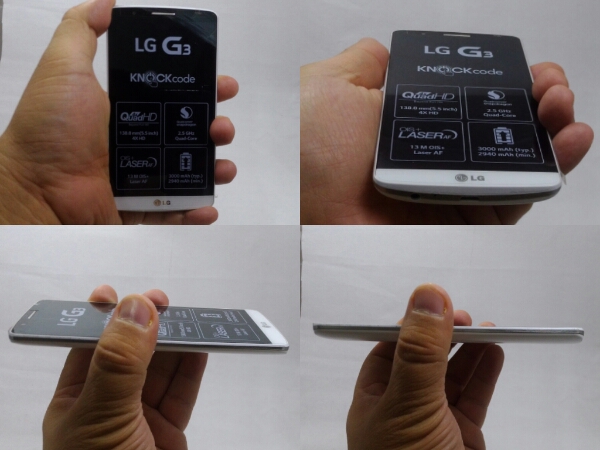 LG G3 hands-on video