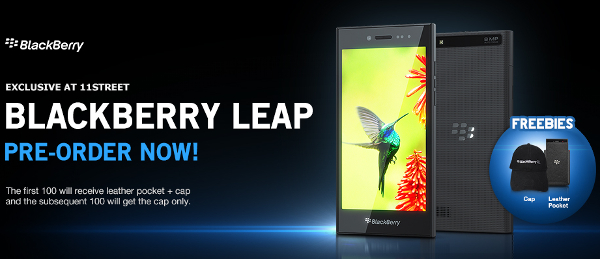 BlackBerry Leap available in Malaysia for exclusive RM1089 pre-order at 11street.my