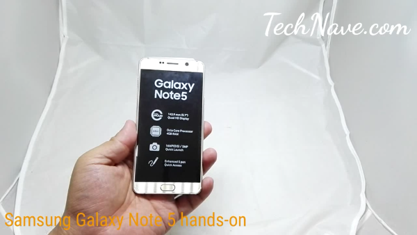 Samsung Galaxy Note 5 hands-on video