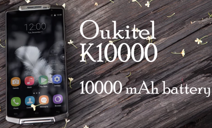 Get up close and personal with the 10000 mAh battery Oukitel K10000 hands-on video