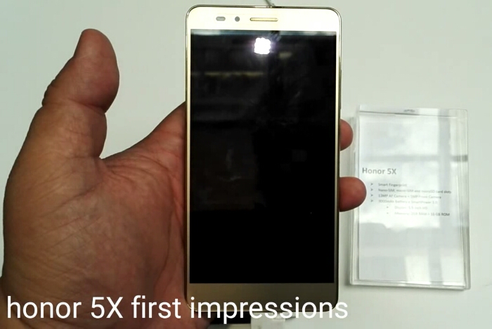 honor 5X first impressions hands-on video