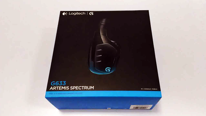 Logitech G633 Artemis Spectrum RGB 7.1 Surround Gaming Headset unboxing video