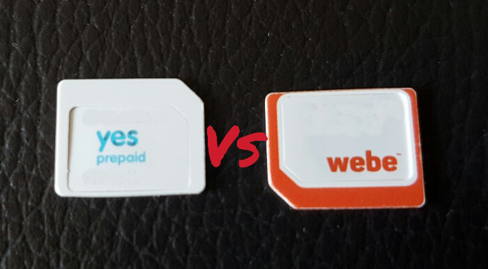 YES 4G LTE vs Webe mobile connection comparison: Which one is faster?