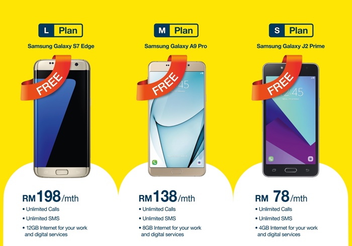 Free Samsung Galaxy S7 edge by Digi with new Postpaid Mobile Plans for Businesses