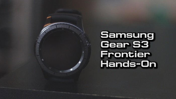 Samsung Gear S3 Frontier -  Hands-On Quick Look!