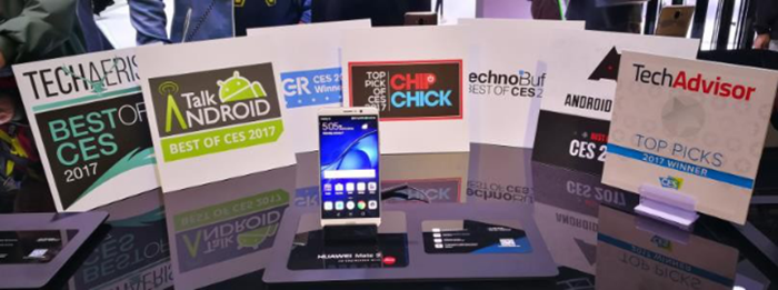 Huawei Mate 9 bags eight awards at CES 2017