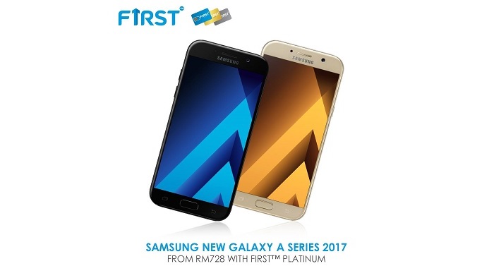 Celcom now offers the 2017 Samsung Galaxy A series from as low as RM728 with FIRST Platinum!
