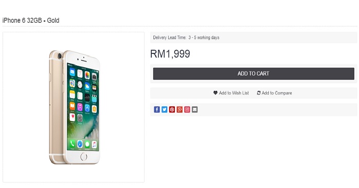 iPhone 6 32GB now available in Malaysia!