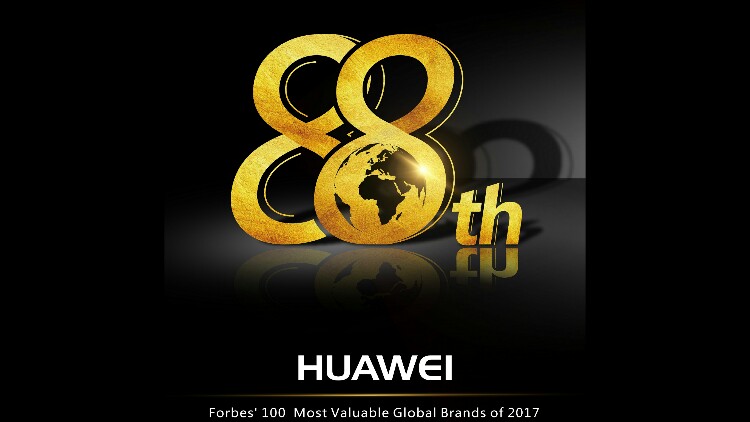 Huawei is only Chinese brand in Forbes Most Valuable Brands 2017