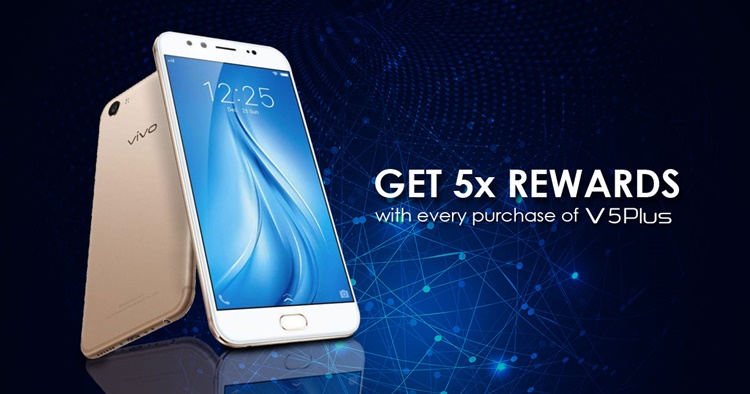 vivo Malaysia giving away premium free gifts with V5Plus 5x Rewards promotion