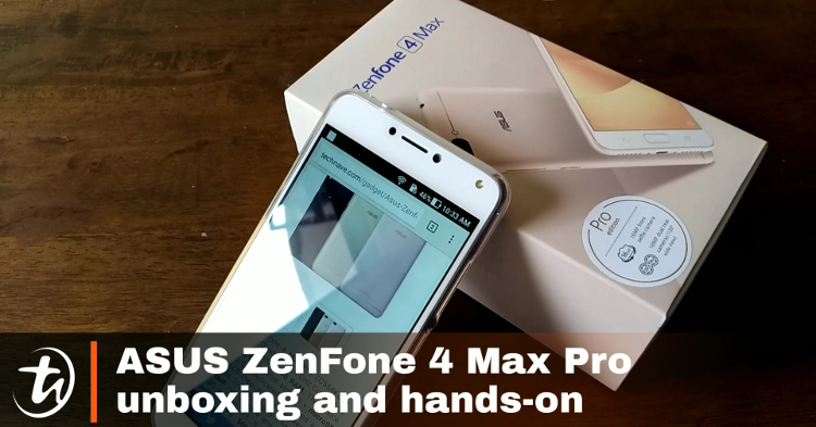 ASUS ZenFone 4 Max Pro ZC554KL unboxing and hands-on video, includes gaming, camera, video performance and more