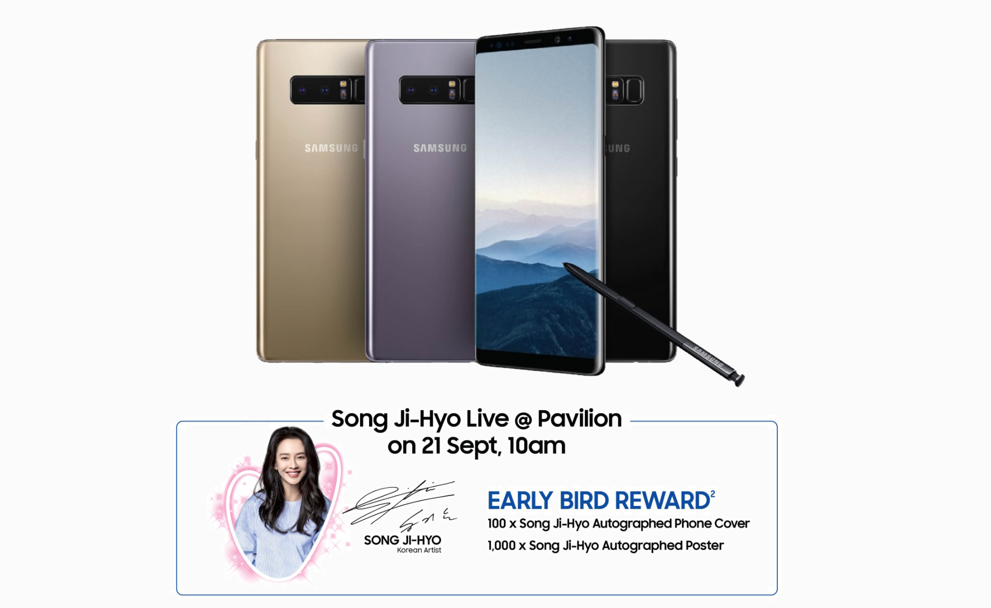#DoBIGGERThings with Samsung Galaxy Note8 getting rewards and goodies on 21-24 September 2017