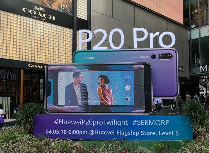 Huawei P20 Pro Twilight model is officially coming soon to Malaysia on 4 May 2018