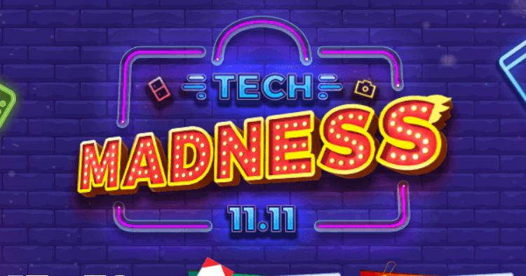 11street Shopping Madness 11.11 begins with Tech Madness slashed price and coupons up to RM500