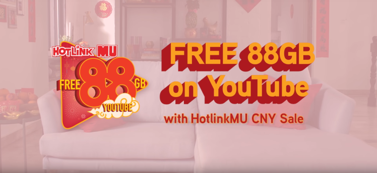 Watch the longest CNY Hotlink ad in Malaysia with 88GB of free data for Youtube