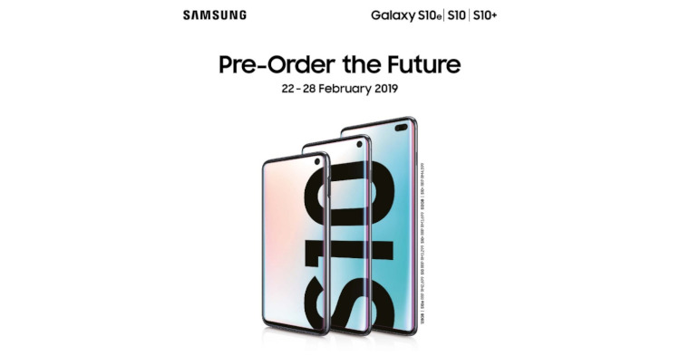Samsung Galaxy S10 series pre-order starting from RM2699 on 22 February 2019