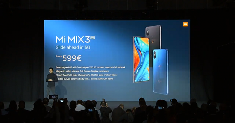 Xiaomi Mi Mix 3 5G revealed with Snapdragon 855 priced at ~RM2768