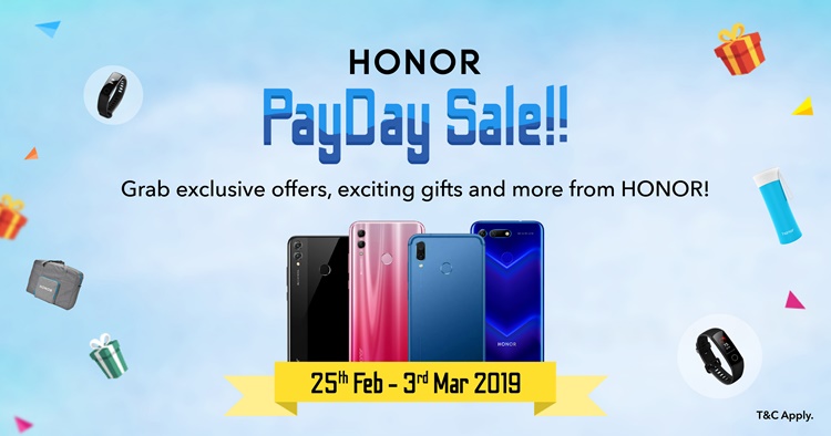 Get an HONOR smartphone + freebies with HONOR's Pay Day Sale