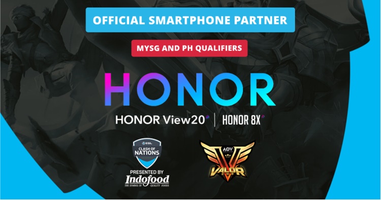 HONOR Malaysia is the official smartphone partner for ESL Clash of Nations - Arena of Valor qualifiers