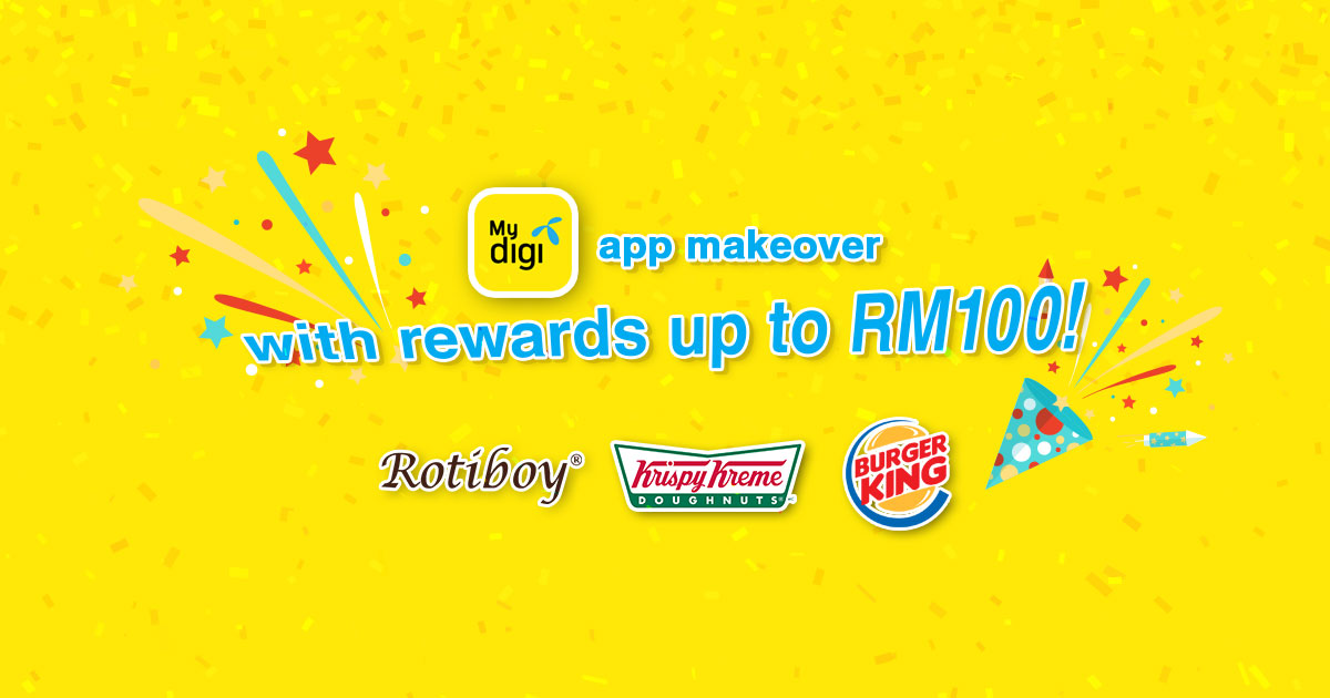Whoa, Digi's offering rewards of up to RM100 as MyDigi app users reaches 3 million!