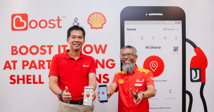 Boost officially accepted in more than 800 Shell stations nationwide + RM5 cashback per transaction